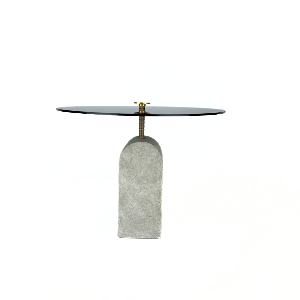 Concrete Base Dish ( Gray )