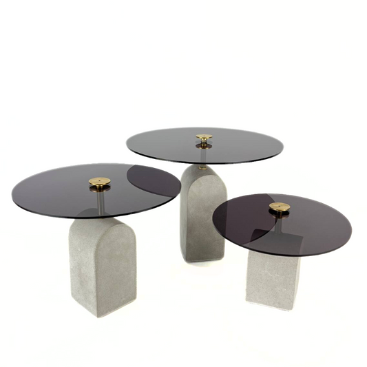 Concrete Base Dish ( Gray )
