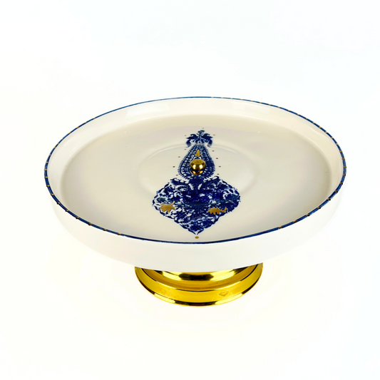 Dish with Brass Base