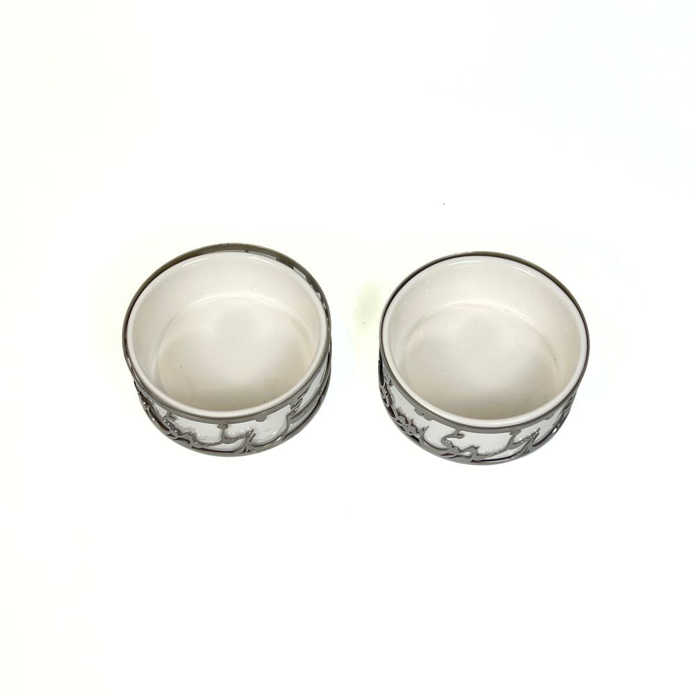 White Calligraphy Bowl image 1