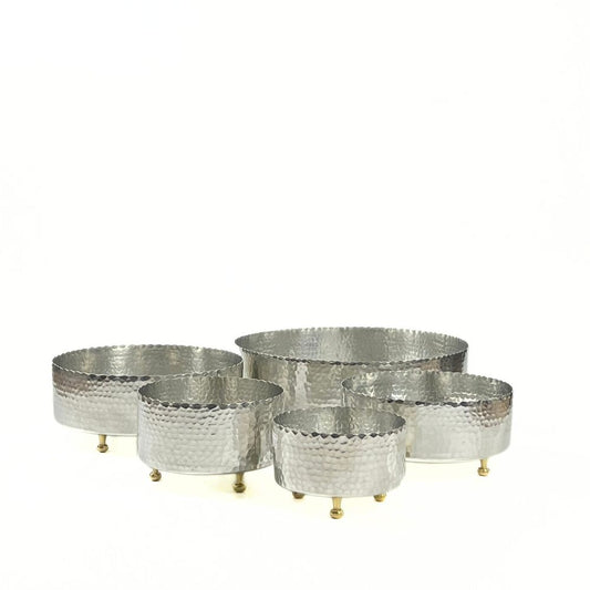Kereshme Copper Bowl with Brass Base image 0