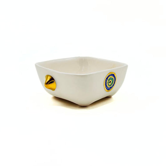 Square White Bowl
