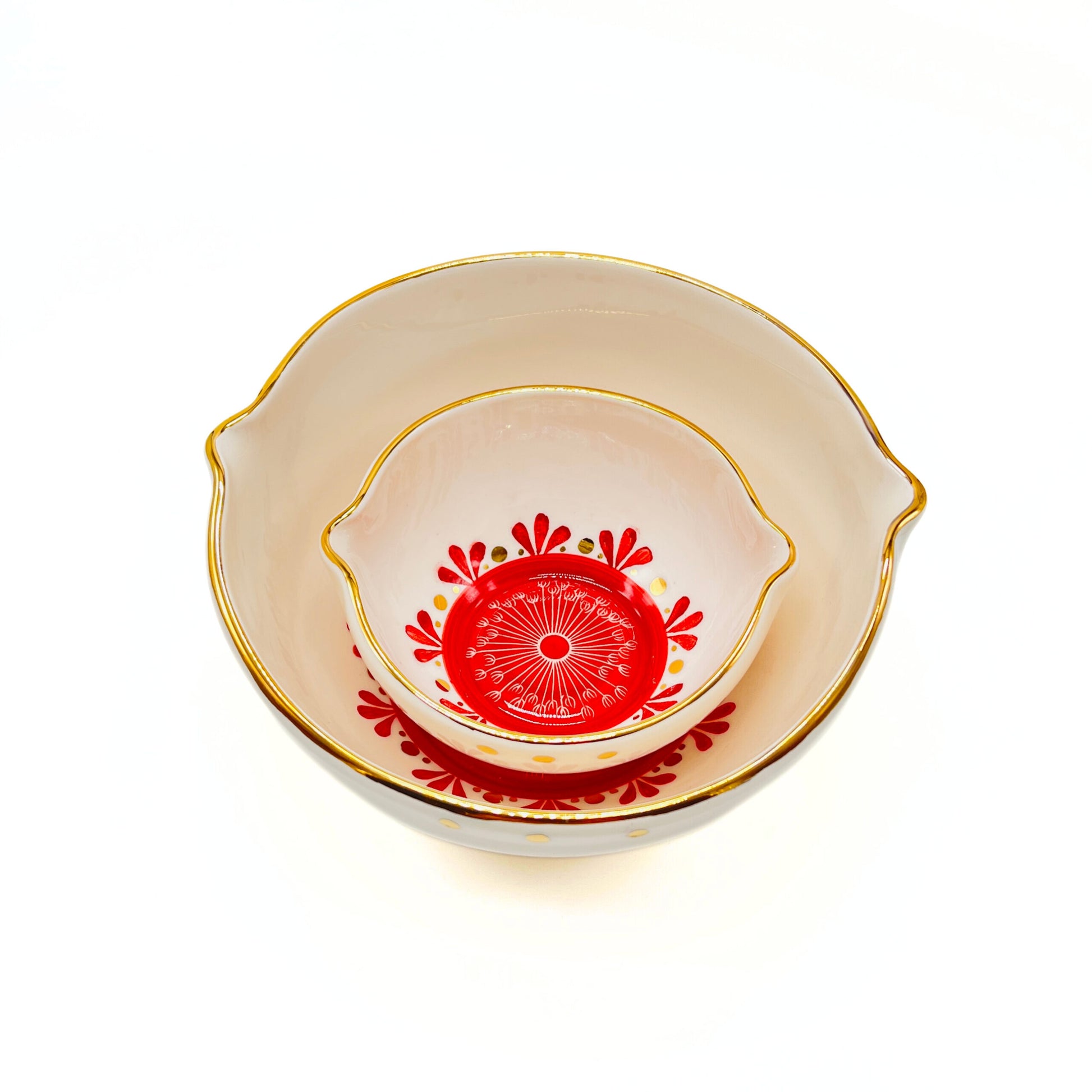 Bowl with Red Pattern image 2