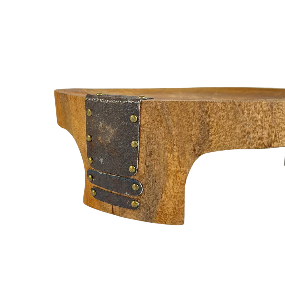 Wood Platter With Base