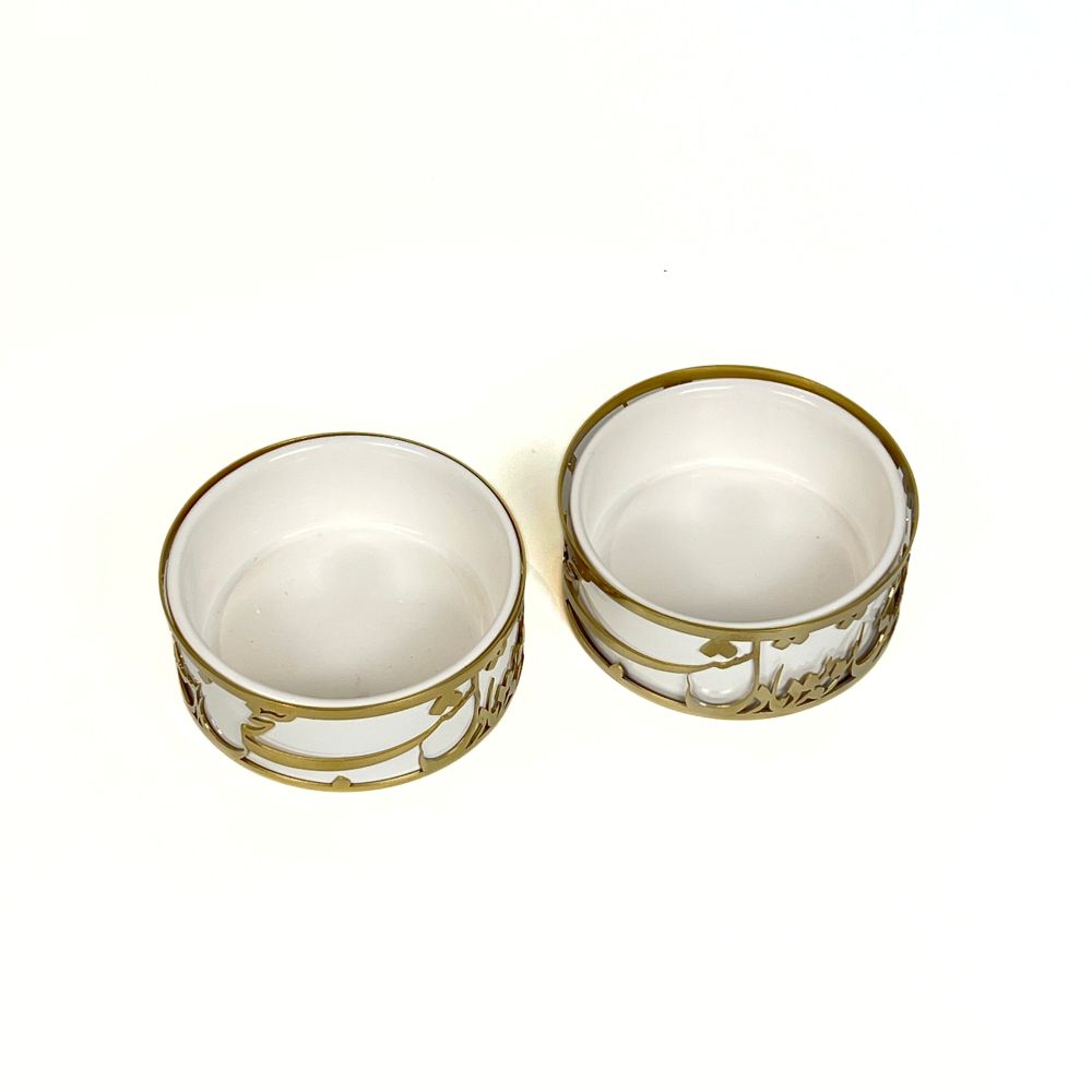 White Calligraphy Bowl image 4