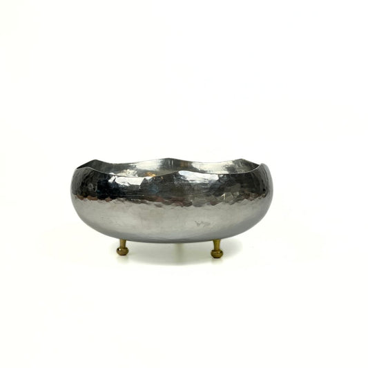 Atlas Copper Bowl With Brass Base image 1