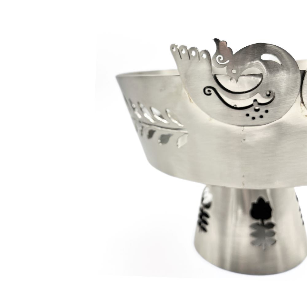 Metal Bowl with Base image 1